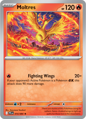 Pokémon TCG Moltres – PFL 014 Rare Holofoil – EN