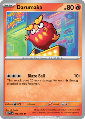 Pokémon TCG Darumaka – PFL 015 Common Regular – EN