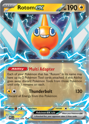 Pokémon TCG Rotom ex – PFL 029 Double Rare Holofoil – EN