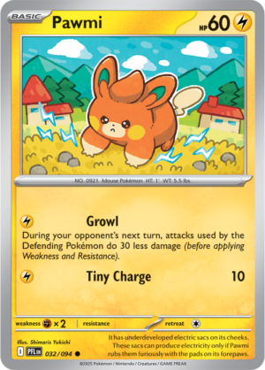 Pokémon TCG Pawmi – PFL 032 Common Regular – EN