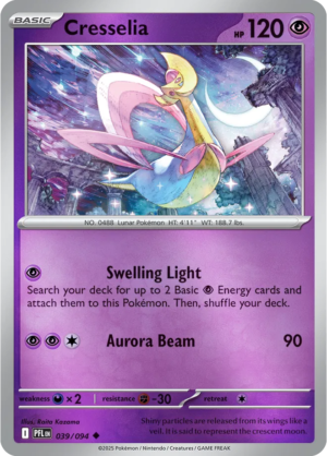Pokémon TCG Cresselia – PFL 039 Uncommon Reverse Holofoil – EN