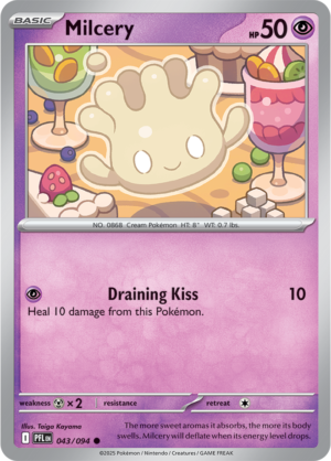 Pokémon TCG Milcery – PFL 043 Common Regular – EN