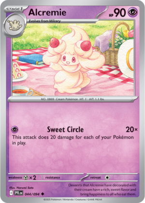 Pokémon TCG Alcremie – PFL 044 Uncommon Regular – EN