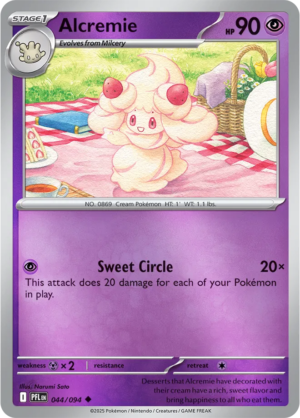 Pokémon TCG Alcremie – PFL 044 Uncommon Reverse Holofoil – EN