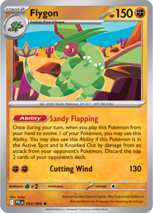 Pokémon TCG Flygon – PFL 053 Rare Holofoil – EN