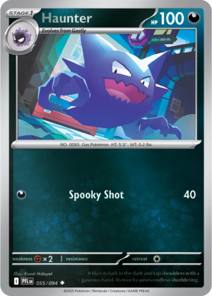 Pokémon TCG Haunter – PFL 055 Uncommon Reverse Holofoil – EN