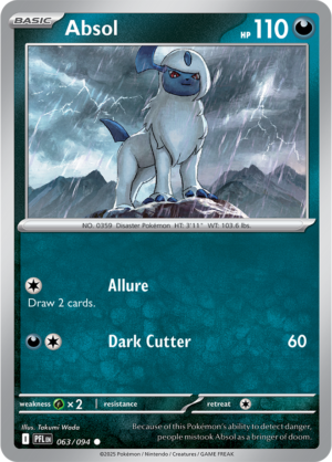 Pokémon TCG Absol – PFL 063 Common Regular – EN