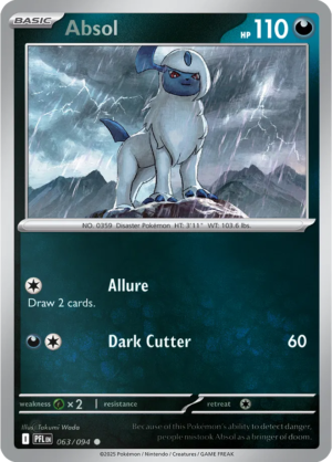 Pokémon TCG Absol – PFL 063 Common Reverse Holofoil – EN