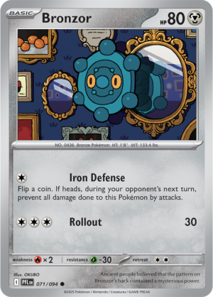 Pokémon TCG Bronzor – PFL 071 Common Regular – EN