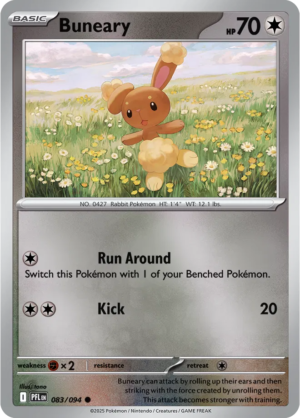 Pokémon TCG Buneary – PFL 083 Common Reverse Holofoil – EN