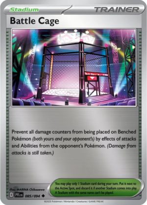Pokémon TCG Battle Cage – PFL 085 Uncommon Reverse Holofoil – EN