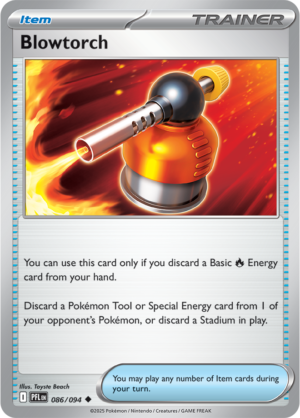Pokémon TCG Blowtorch – PFL 086 Uncommon Regular – EN