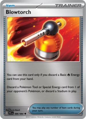 Pokémon TCG Blowtorch – PFL 086 Uncommon Reverse Holofoil – EN