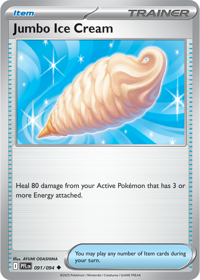 Pokémon TCG Jumbo Ice Cream – PFL 091 Uncommon Regular – EN