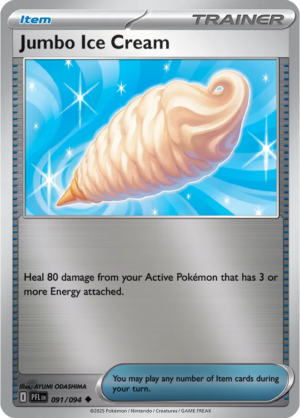 Pokémon TCG Jumbo Ice Cream – PFL 091 Uncommon Reverse Holofoil – EN