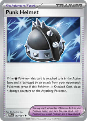 Pokémon TCG Punk Helmet – PFL 092 Uncommon Regular – EN