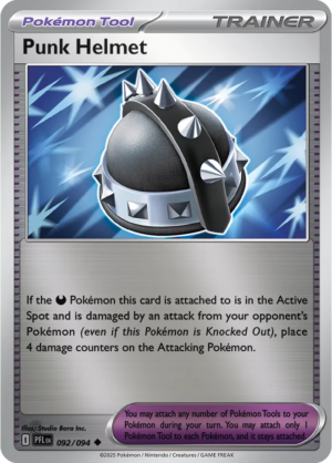 Pokémon TCG Punk Helmet – PFL 092 Uncommon Reverse Holofoil – EN