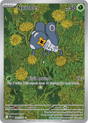 Pokémon TCG Nymble – PFL 096 Illustration Rare Holofoil – EN