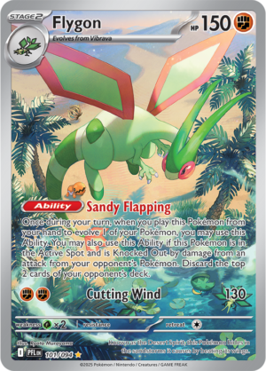 Pokémon TCG Flygon – PFL 101 Illustration Rare Holofoil – EN