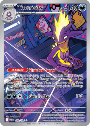 Pokémon TCG Toxtricity – PFL 103 Illustration Rare Holofoil – EN