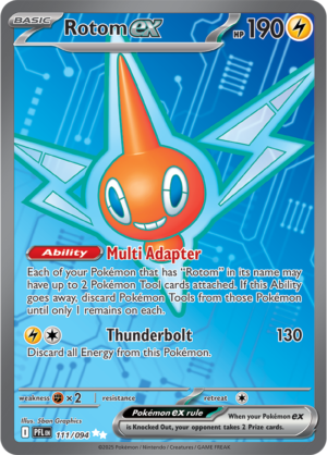 Pokémon TCG Rotom ex – PFL 111 Ultra Rare Holofoil – EN