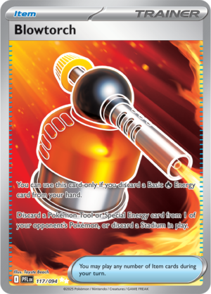 Pokémon TCG Blowtorch – PFL 117 Ultra Rare Holofoil – EN