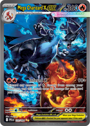 Pokémon TCG Mega Charizard X ex – PFL 125 Special Illustration Rare Holofoil – EN