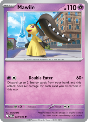 Pokémon TCG Mawile – POR 032 Common Regular – EN