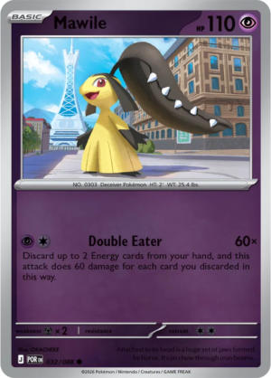 Pokémon TCG Mawile – POR 032 Common Reverse Holofoil – EN