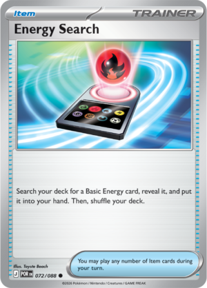 Pokémon TCG Energy Search – POR 072 Common Regular – EN