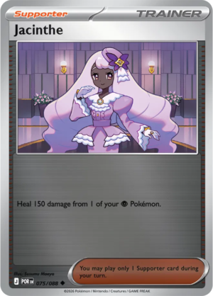 Pokémon TCG Jacinthe – POR 075 Uncommon Reverse Holofoil – EN