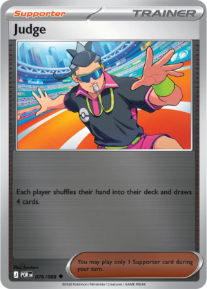Pokémon TCG Judge – POR 076 Uncommon Reverse Holofoil – EN