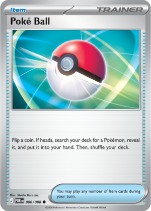 Pokémon TCG Poké Ball – POR 080 Common Regular – EN