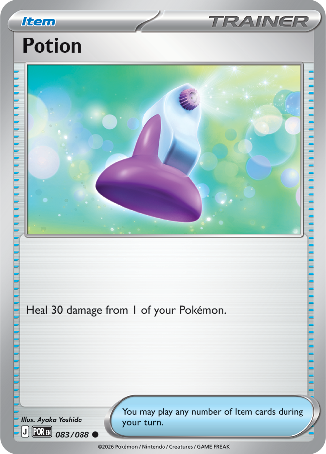 Pokémon TCG Potion – POR 083 Common Regular – EN