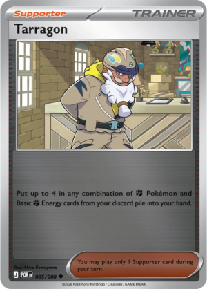 Pokémon TCG Tarragon – POR 085 Uncommon Reverse Holofoil – EN