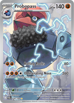 Pokémon TCG Probopass – POR 096 Illustration Rare Holofoil – EN