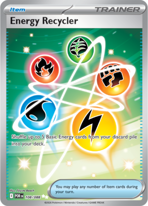 Pokémon TCG Energy Recycler – POR 108 Ultra Rare Holofoil – EN