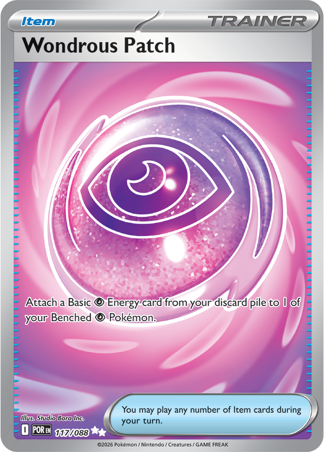 Pokémon TCG Wondrous Patch – POR 117 Ultra Rare Holofoil – EN