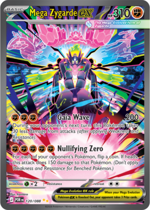 Pokémon TCG Mega Zygarde ex – POR 120 Special Illustration Rare Holofoil – EN