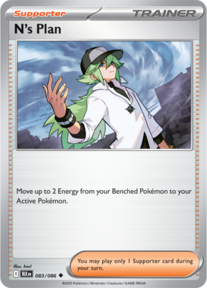 Pokémon TCG N's Plan – BLK 083/086 Uncommon Regular – EN