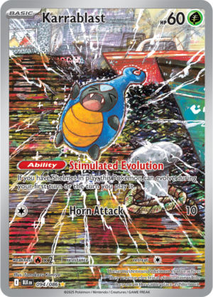 Pokémon TCG Karrablast – BLK 094/086 Illustration Rare Holo – EN