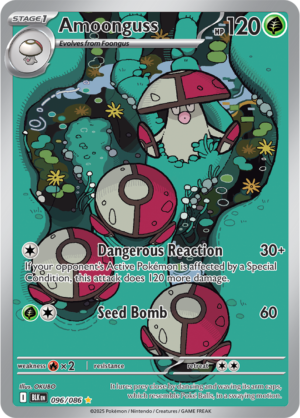 Pokémon TCG Amoonguss – BLK 096/086 Illustration Rare Holo – EN