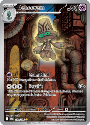 Pokémon TCG Beheeyem – BLK 121/086 Illustration Rare Holo – EN