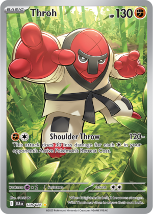 Pokémon TCG Throh – BLK 128/086 Illustration Rare Holo – EN