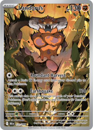Pokémon TCG Landorus – BLK 131/086 Illustration Rare Holo – EN