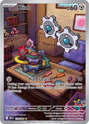Pokémon TCG Klink – BLK 139/086 Illustration Rare Holo – EN