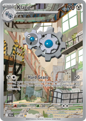 Pokémon TCG Klang – BLK 140/086 Illustration Rare Holo – EN