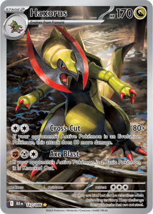 Pokémon TCG Haxorus – BLK 147/086 Illustration Rare Holo – EN
