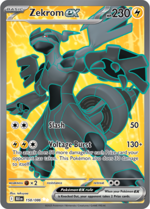 Pokémon TCG Zekrom ex – BLK 158/086 Ultra Rare Holo – EN