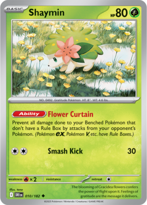 Pokémon TCG Shaymin – DRI 010/182 Uncommon Regular – EN